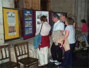 MARINET display in the cathedral