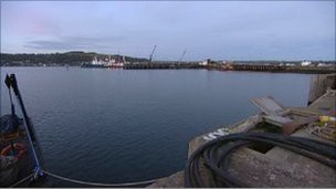 Falmouth docks and harbour