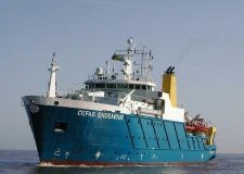 The research vessel Cefas Endeavour