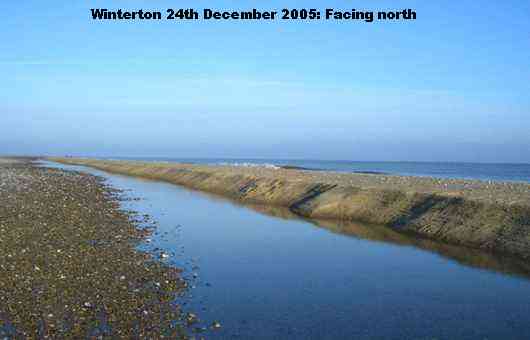Before and after Winterton images looking North