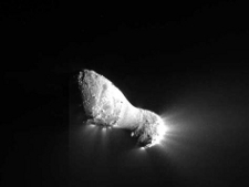 A close-up photo of Comet Hartley 2