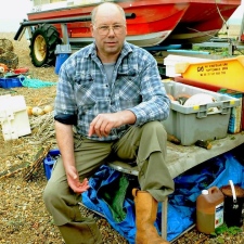 Aldeburgh fisherman Kirk Stribling