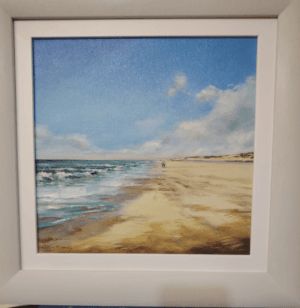 Painting of seascape